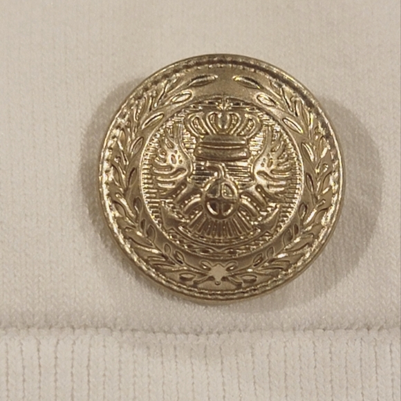 $475 L'AGENCE Toulouse Cardigan In Ivory Size Small - Picture 4 of 4